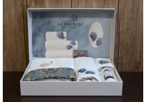 Подарочный набор полотенец La Maison с парфюмом - Tery (Turkey), 3 штуки